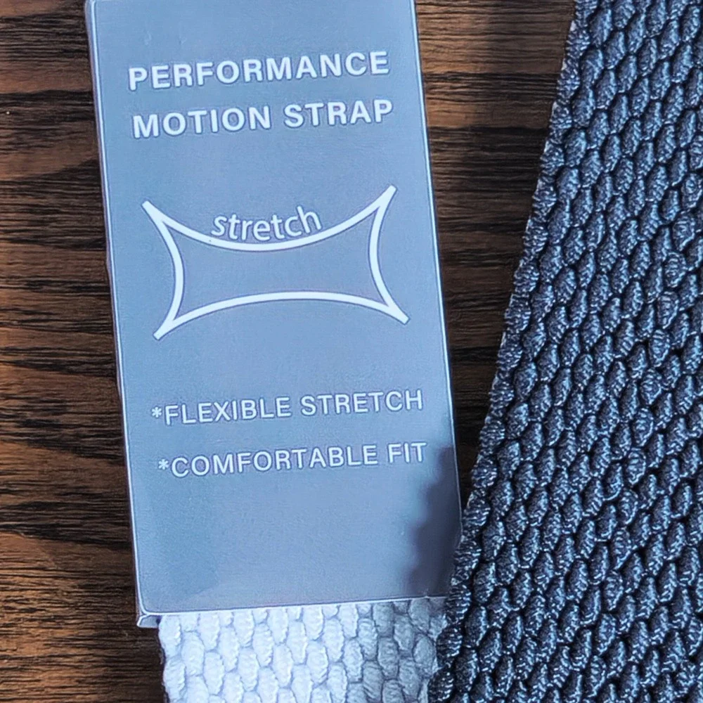 Callaway Mens Golf Belt Reversible Stretch Swing Tech Gray White S 30-32 New